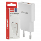 Sieninis įkroviklis 230V 20W GaN USB-C US...