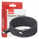 Magnetinis USB laidas USB-C/USB-C 60W 100c...